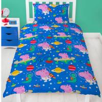 Peppa Pig Planets Reversible Single Duvet Cover Bedding Set Extra Image 1 Preview